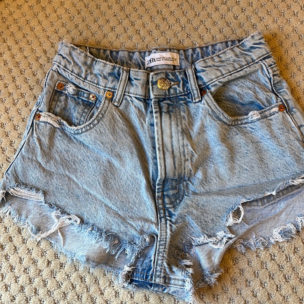Zara jeans shorts-Size 2